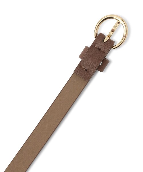 ROPE' PICNIC(ロペピクニック)の「14mmDバックルスリムベルト(ベルト・レディース・ブラック/ブラウン・F)」の6枚目の写真