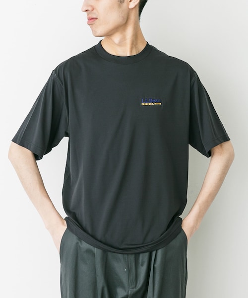 URBAN RESEARCH DOORS（アーバンリサーチドアーズ）の「L.L.Bean　Abbot Short Sleeve Crew（Tシャツ/カットソー・メンズ・Ivory/Night/Green・M/L/XL）」の2枚目の写真