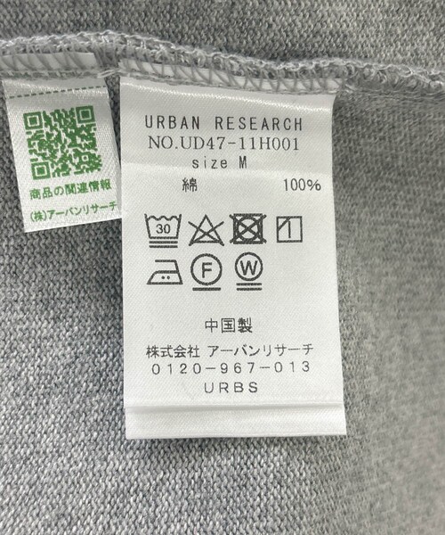 URBAN RESEARCH（アーバンリサーチ）の「dDdDdDd　SUPER BIG ROUND SHORT SLEEVE T-SHIRTS（Tシャツ/カットソー・メンズ・NAVY/WHITE/BLACK/M.GRAY・S/M/L/XL/XXL）」の22枚目の写真