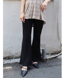 MURUA | バックスリットスウェードパンツ(スラックス)