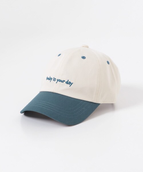 SMELLY（スメリー）の「バイカラーコットンキャップ（キャップ・レディース・OFF/BLU/BEG/ORG/CGR/BRN・-）」の16枚目の写真