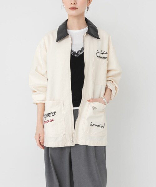URBAN RESEARCH（アーバンリサーチ）の「『別注』PICCADILLY×URBAN RESEARCH　刺繍カバーオール（カバーオール・レディース・BEIGE/NATURAL・Free）」の19枚目の写真
