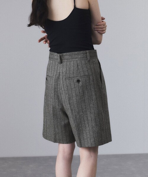 ADAM ET ROPE'（アダムエロペ）の「ツイード＆チェックショートパンツ（その他パンツ・レディース・グレー/ブラウン・36/38）」の11枚目の写真