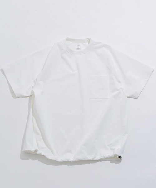 EKAL（エカル）の「『吸水速乾/UVカット』DRY OUT BALLOON FIT T-SHIRTS（Tシャツ/カットソー・メンズ・ブラック/ホワイト/ネイビー/グラファイト/ブラウンカーキ/ダークプラム・M/L）」の10枚目の写真