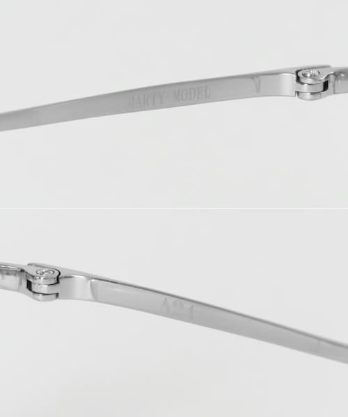 URBAN RESEARCH(アーバンリサーチ)の「『別注』KANEKO OPTICAL×URBAN RESEARCH MARTY SUPREME MODEL(メガネ・メンズ・シルバー・-)」の7枚目の写真