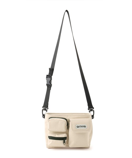 ROPE'（ロペ）の「【OUTDOOR PRODUCTS】別注3WAYサコッシュ（ショルダーバッグ・レディース・ブラック/ベージュ/パープル・F）」の5枚目の写真