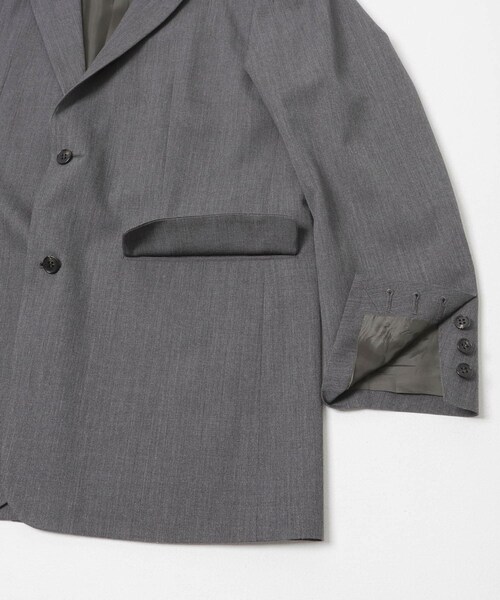URBAN RESEARCH(アーバンリサーチ)の「semoh TAILORED JACKET(テーラードジャケット・メンズ・GREY/BLACK・2/3)」の12枚目の写真