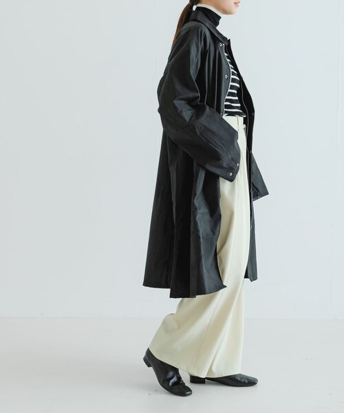 URBAN RESEARCH(アーバンリサーチ)の「Barbour MODIFIED EXMOOR WAX COAT(テーラードジャケット・レディース・SAGE/BLACK・36/38)」の7枚目の写真