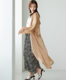 miclat | 大きいサイズ　シアーフーディカーディガン　miclat(カーディガン/ボレロ)