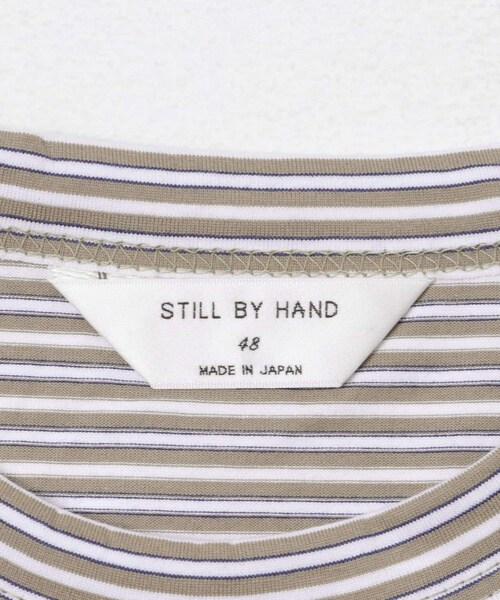 URBAN RESEARCH DOORS(アーバンリサーチドアーズ)の「STILL BY HAND STRIPED T-SHIRTS(Tシャツ/カットソー・メンズ・BEG×WHT/GRY×BLK/BLK×WHT・46/48/50)」の21枚目の写真