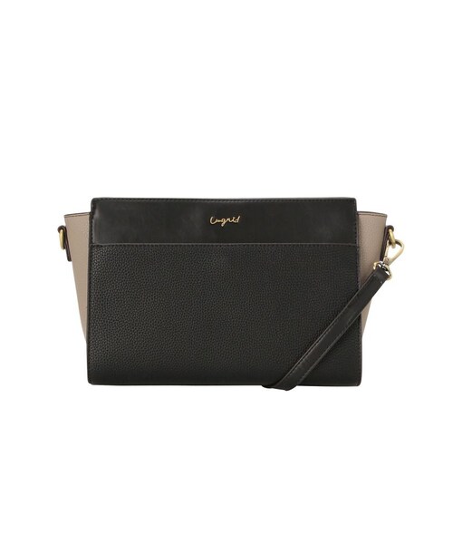 RUNWAY channel SELECTION(ランウェイチャンネルセレクション)の「【Ungrid】配色ポシェットバッグ(ハンドバッグ・レディース・グレー/ブラック/オレンジ/カーキ/ダークブラウン・F)」の6枚目の写真