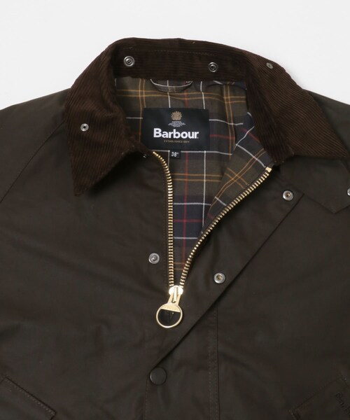 URBAN RESEARCH DOORS（アーバンリサーチドアーズ）の「Barbour　OS TRANSPORT WAX JACKET（テーラードジャケット・メンズ・BLACK/D.BROWN/SAGE・36/38/40）」の10枚目の写真