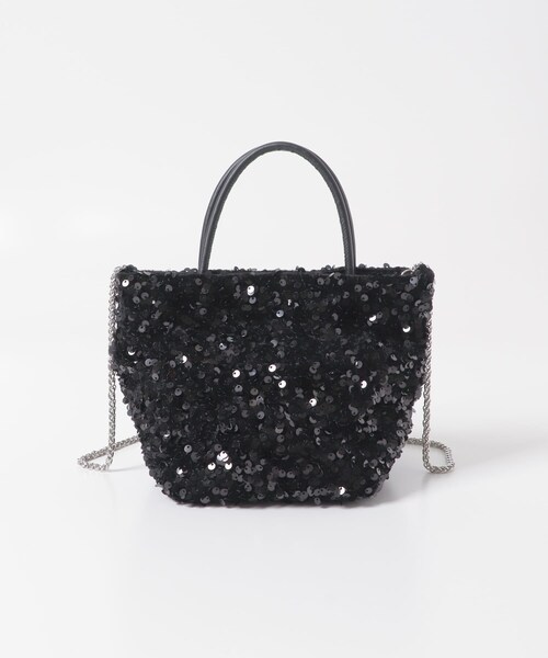 RODE SKO（ロデスコ）の「チェーン付きスパンコールバッグ（ショルダーバッグ・レディース・BLACK/MULTIBLACK/GOLD/SILVER/RED/PINK・one/One）」の18枚目の写真