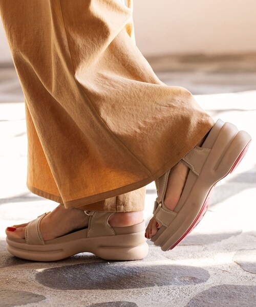 ROPE'（ロペ）の「【3/19(木)12:00〜先行予約開始/NO NAME×前田典子さん(マエノリ)×ROPE’】コンクリートサンダル（サンダル・レディース・ブラック/ベージュ・35/36/37/38）」の22枚目の写真