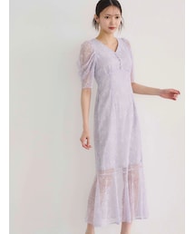 MERCURYDUO | レースナローマーメイドワンピース(ドレス)