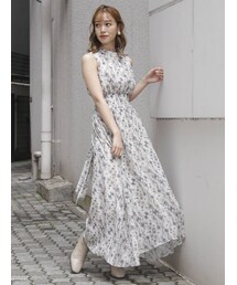 dazzlin | CHAMELEON FLOWERシャーリングワンピース(ワンピース)