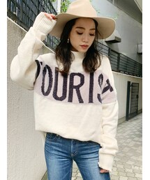 GYDA | TOURISTモールジャガードニットTOPS(ニット/セーター)