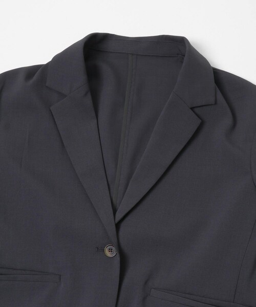 ITEMS URBANRESEARCH(アイテムズ アーバンリサーチ)の「ルーズテーラード強撚ジャケット(テーラードジャケット・レディース・KHK/Y.BEG/CHA・Free)」の11枚目の写真