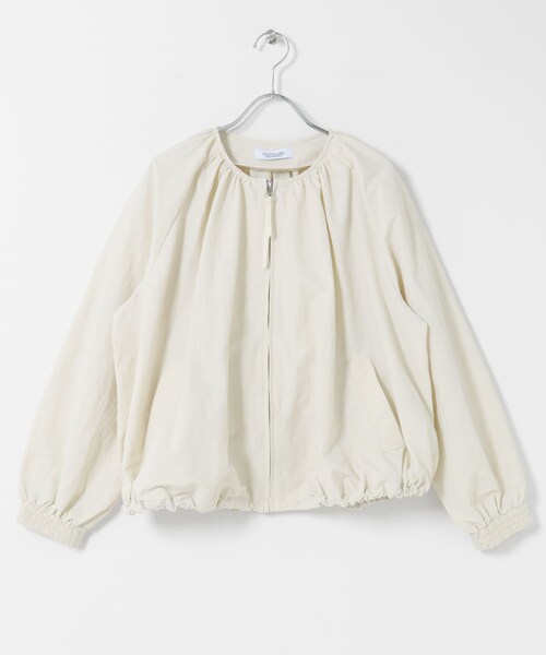 URBAN RESEARCH Sonny Label（アーバンリサーチサニーレーベル）の「『UR TECH』バルーンショートブルゾン（ブルゾン・レディース・ブラック/アイボリー/ベージュ・Free）」の12枚目の写真