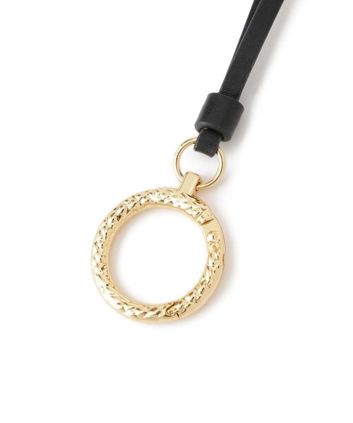 ROPE'（ロペ）の「【teau・牛革】panier rope ring holder（キー/バッグチャーム・サンプラス/メガネホルダー）（チャーム・レディース・ブラック/キャメル・F）」の18枚目の写真