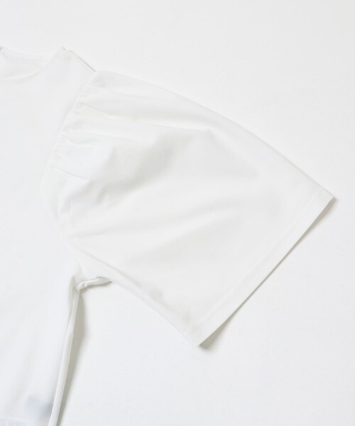 URBAN RESEARCH ROSSO（アーバンリサーチロッソ）の「吸水速乾フレアスリーブカットソー（Tシャツ/カットソー・レディース・OFF WHITE/BLACK/BROWN・Free）」の9枚目の写真