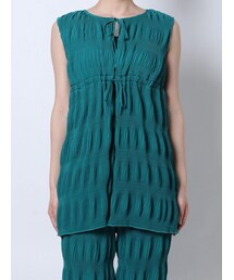 EMODA | シャーリングロングトップ(Tシャツ/カットソー)