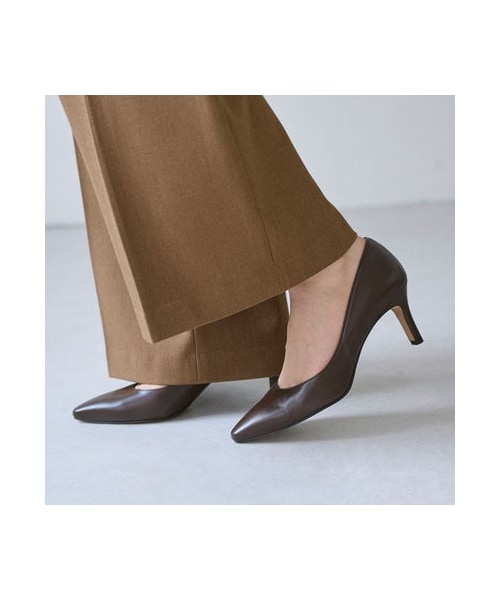 carino（カリーノ）の「モード エ ジャコモ カリーノ MODE ET JACOMO carino 【公式オンラインストア限定】ポインテッドトゥプレーンパンプス(7cmヒール) （パンプス・レディース・BL/DBR/CL・225/22.5cm/230/23cm/235/23.5cm/240/24cm/245/24.5cm）」の20枚目の写真