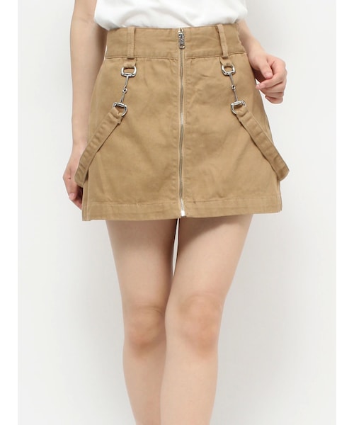 jouetie（ジュエティ）の「ビットスカパン【セットアップ対応】（スカート・レディース・ブラック/アイスブルー/ネイビー/ベージュ・M）」の5枚目の写真