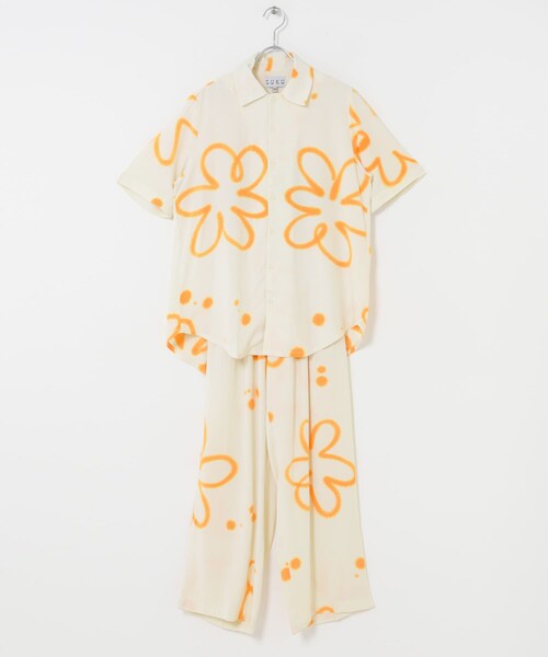 URBAN RESEARCH(アーバンリサーチ)の「SUKU HOME SUMMER NIGHT(ルームウェア/パジャマ・レディース・ORG POPPY/RIPPLE/COSMOS・XS/S/M/L)」の11枚目の写真