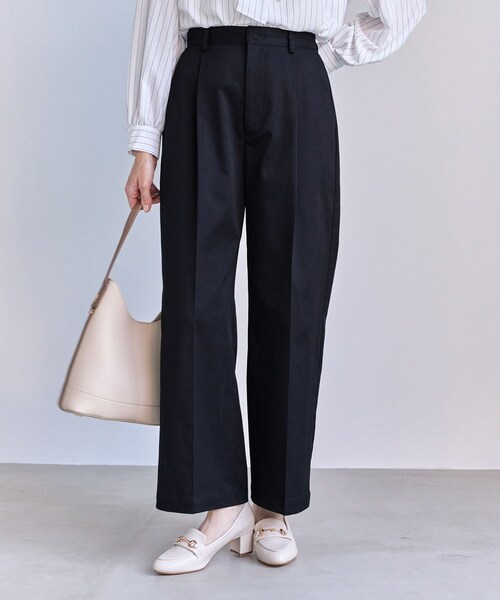 ROPE' PICNIC（ロペピクニック）の「ウエストタックチノパンツ（チノパンツ・レディース・ベージュ/ネイビー・L/M/S）」の18枚目の写真