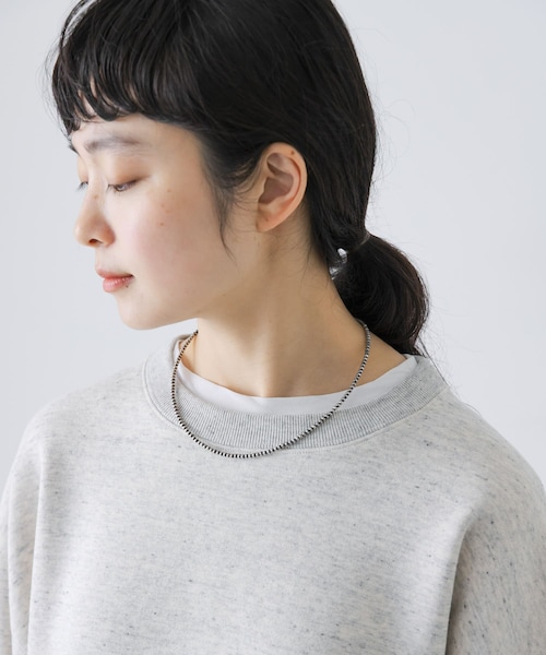 かぐれ（カグレ）の「ERICKA NICOLAS BEGAY　PLAIN DESIGN NECKLACE 45（ネックレス・レディース・OXIDIZED/SHINY・45）」の7枚目の写真