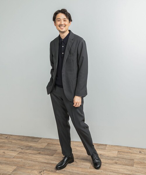 URBAN RESEARCH DOORS（アーバンリサーチドアーズ）の「LIFE STYLE TAILOR　ウールライクツイルコンフォータブルジャケット（テーラードジャケット・メンズ・NAVY/OLV BROWN/BLUE GRAY・S/M/L/XL）」の12枚目の写真