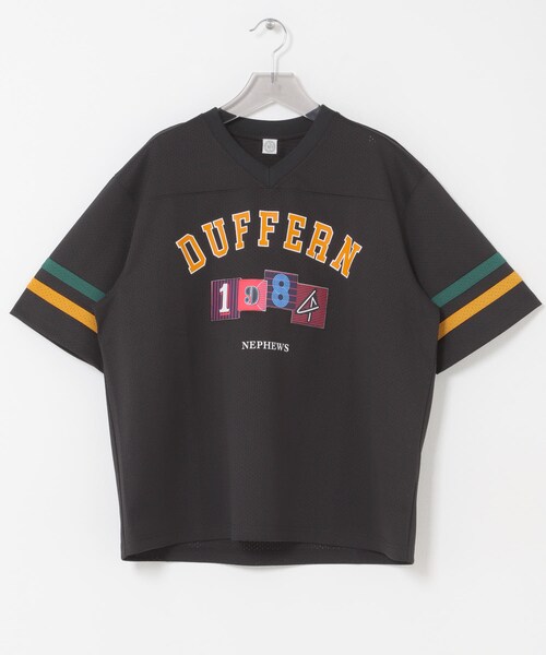 URBAN RESEARCH（アーバンリサーチ）の「The DUFFER N NEPHEWS　MESH FOOTBALL T-SHIRTS（Tシャツ/カットソー・メンズ・WHITE/BLACK・M）」の9枚目の写真