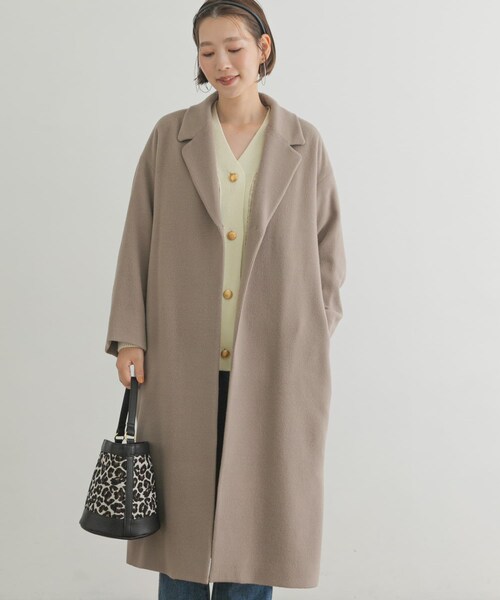 URBAN RESEARCH ROSSO（アーバンリサーチロッソ）の「F by ROSSO　サーモライトチェスターコート（チェスターコート・レディース・BROWN/GREIGE/BLACK・FREE）」の20枚目の写真