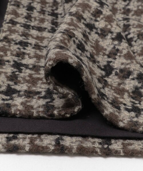 URBAN RESEARCH（アーバンリサーチ）の「semoh　Check Coat（ステンカラーコート・メンズ・BEIGE・2）」の11枚目の写真