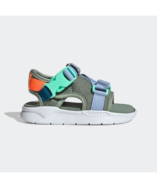 adidas(アディダス)の「360 3.0 サンダル / 360 3.0 Sandals(シューズ・キッズ・グリーン/ブラック・11.0cm/12.0cm/13.5cm/15.0cm/16.0cm/25.0cm/13.0cm/14.0cm/29.0cm/14.5cm/15.5cm/16.5cm)」の2枚目の写真