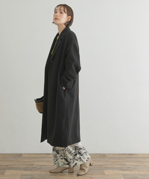 URBAN RESEARCH ROSSO（アーバンリサーチロッソ）の「F by ROSSO　サーモライトチェスターコート（チェスターコート・レディース・BROWN/GREIGE/BLACK・FREE）」の14枚目の写真