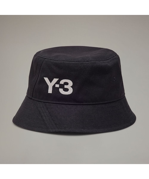 Y-3 IQ3396 バケットハット TALC Y-3 STAPLE adidas（アディダス）の「Y-3 STAPLE BUCKET HAT（）」 - WEAR
