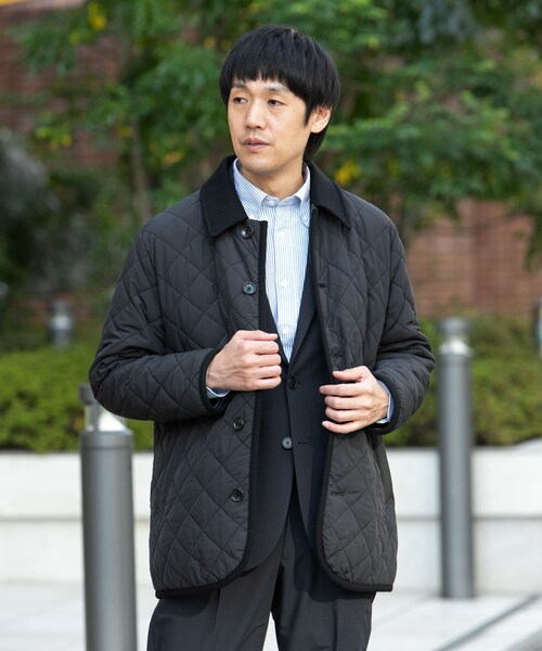 URBAN RESEARCH DOORS(アーバンリサーチドアーズ)の「LIFE STYLE TAILOR LIMONTA EAST キルティングコート(ダウンジャケット/コート・メンズ・BLACK/NAVY・M/L)」の16枚目の写真