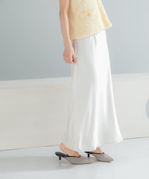 URBAN RESEARCH ROSSO WOMEN | ヴィンテージシルキーサテンイージースカート(スカート)