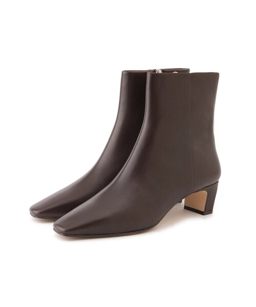 ROPE'（ロペ）の「イタリアンレザーショートブーツ（ブーツ・レディース・ブラック/ダークブラウン・36/36.5/37/37.5）」の8枚目の写真