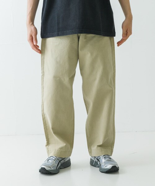 URBAN RESEARCH（アーバンリサーチ）の「LOTTO　BAGGY CHINO PANTS（チノパンツ・メンズ・NAVY/BEIGE・M/L/XL）」の4枚目の写真