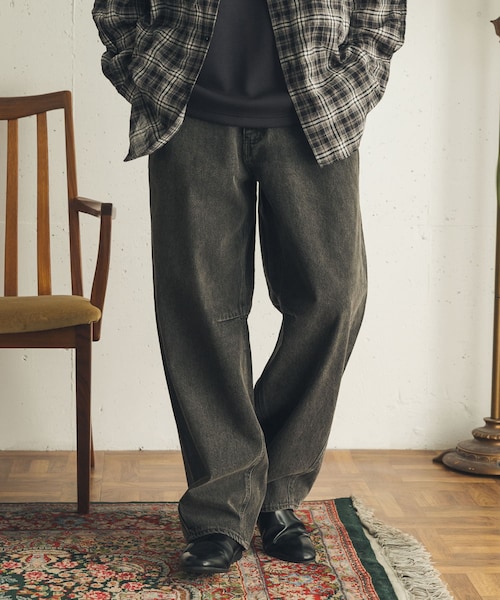 SENSE OF PLACE by URBAN RESEARCH(センスオブプレイスバイアーバンリサーチ)の「カラーカーブデニム(デニムパンツ・メンズ・BLACK/L.INDIGO/ONE WASH・M/L)」の13枚目の写真