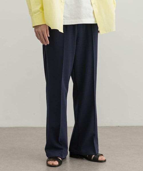 URBAN RESEARCH（アーバンリサーチ）の「『一部WEB限定カラー』UR iD　SEMI FLARE JERSEY PANTS（その他パンツ・メンズ・GOLD/NAVY/PURPLE/LIME GREEN/BLACK/GRAY/RED/SEA GREEN/ROYAL・M/L）」の5枚目の写真