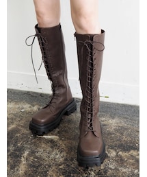 EVRIS | レースアップミドルブーツ(ブーツ)