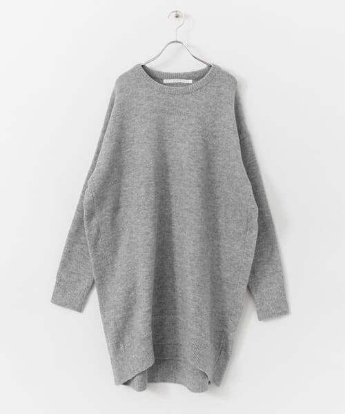 WEB限定 WIDEロングニットワンピース