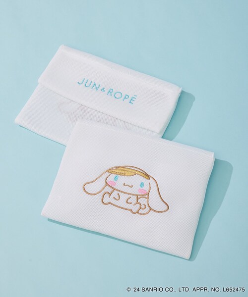 ROPE'（ロペ）の「【シナモロールコレクション】2つ折りポーチ（ポーチ・レディース・ホワイト・F）」の4枚目の写真