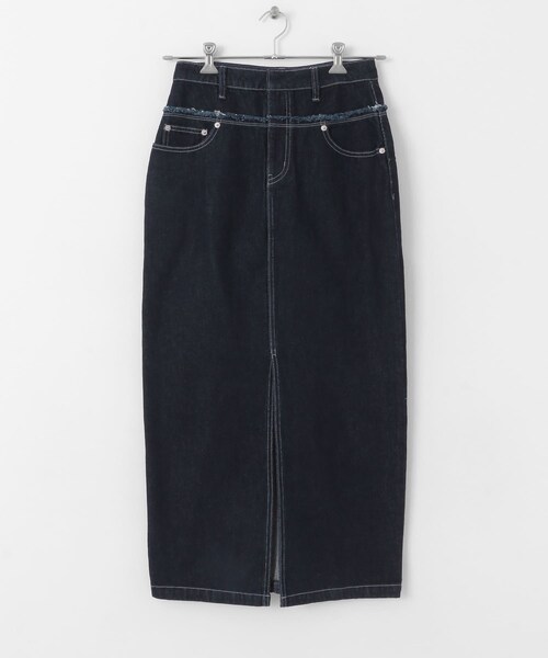 SENSE OF PLACE by URBAN RESEARCH（センスオブプレイスバイアーバンリサーチ）の「レイヤードデニムスカート（デニムスカート・レディース・ONE WASH/L.INDIGO・S/M）」の11枚目の写真