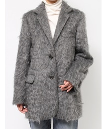 起毛ルーズジャケット