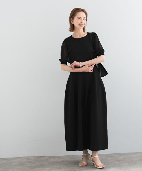 URBAN RESEARCH ROSSO（アーバンリサーチロッソ）の「ドッキングシアープリーツスリーブプルオーバー（ニット/セーター・レディース・OFF WHITE/L/BEIGE/BLACK/MUSCAT・FREE）」の19枚目の写真